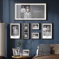 Wedding Photo Frame Set Wall Mounted Family Portrait Display