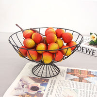 PP Imitation Rattan Woven Fruit Bread Basket for Home Living Room Dining Table Display