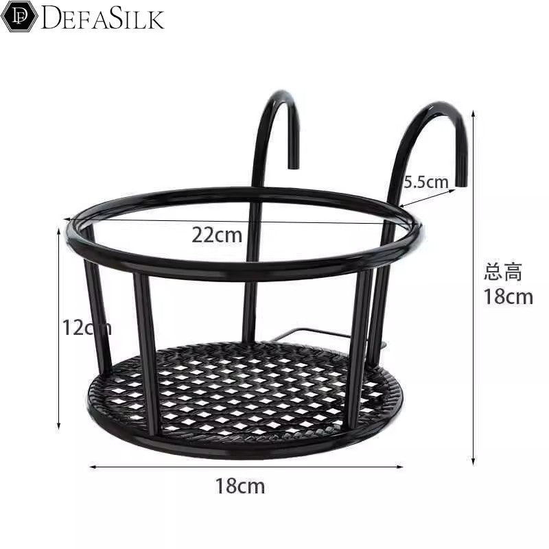 European Style Wrought Iron Plant Stand for Indoor and Outdoor Use