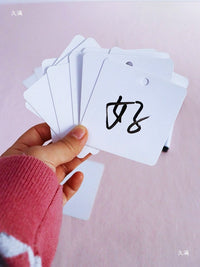 Reusable Blank Flashcards with Dry Erase Pens for Learning & Education