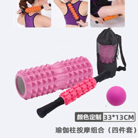 Foam Roller Massage Set for Muscle Relaxation and Yoga Fitness