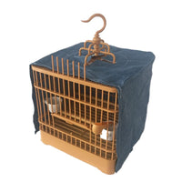 Thickened Bird Cage Cover Windproof Rainproof Light-Blocking Warm Cloth for Budgies Parakeets Cockatiels