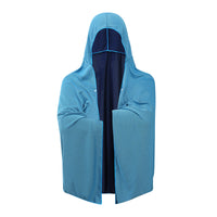 Cooling Sun Protection Hooded Beach Towel Poncho for Outdoor Sports