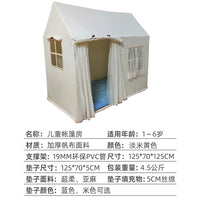 Thickened Canvas Kids Play Tent House Indoor Outdoor Princess Playhouse Toy Gift
