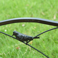No-Dig Metal Garden Fence Panels for Park Yard Lawn Decoration, Easy Installation