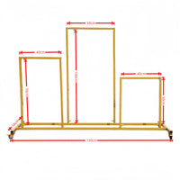 Portable Archway Display Stand with Wheels for Events and Advertising