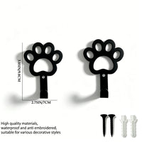 Animal Dog Metal Wall Hook Rack for Keys and Home Decor
