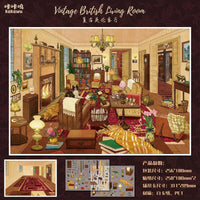 Kakawoo 3D Diorama Sticker Set for Miniature Scenes - DIY Educational Toy for Girls