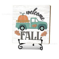 Autumn Thanksgiving Wooden Tabletop Decor
