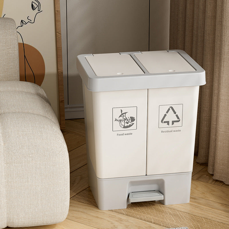 Large Pedal Trash Can with Wheels for Home Kitchen or Commercial Use, Smart Sensor Option, Lidded