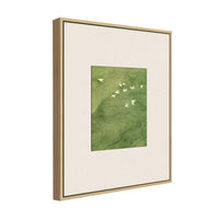 French Cream Style Abstract Square Wall Art for Living Room Sofa Background