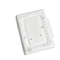Winter Snowflake Matte Photo Card Holder Album for 3-inch Instax Photos and Idol Photocards
