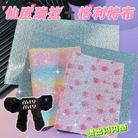 Glitter Iron-On Transfer Paper for Perler Beads - Rainbow Sparkle DIY Craft Sheets