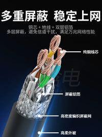 Cat8 40Gbps Ethernet Cable High-Speed Gaming Industrial Network Cable
