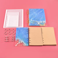 Mirror Finish A4 A5 A6 Notebook Resin Silicone Mold for DIY Epoxy Journal Covers