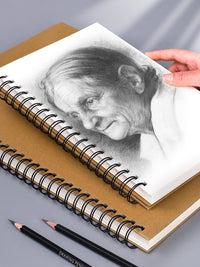 Thick Hardcover Spiral Sketchbook for Artists and Students, A4/A3/16K/32K Drawing Pad