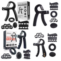 Hand Grip Strengthener Kit with Finger Exerciser and Counter