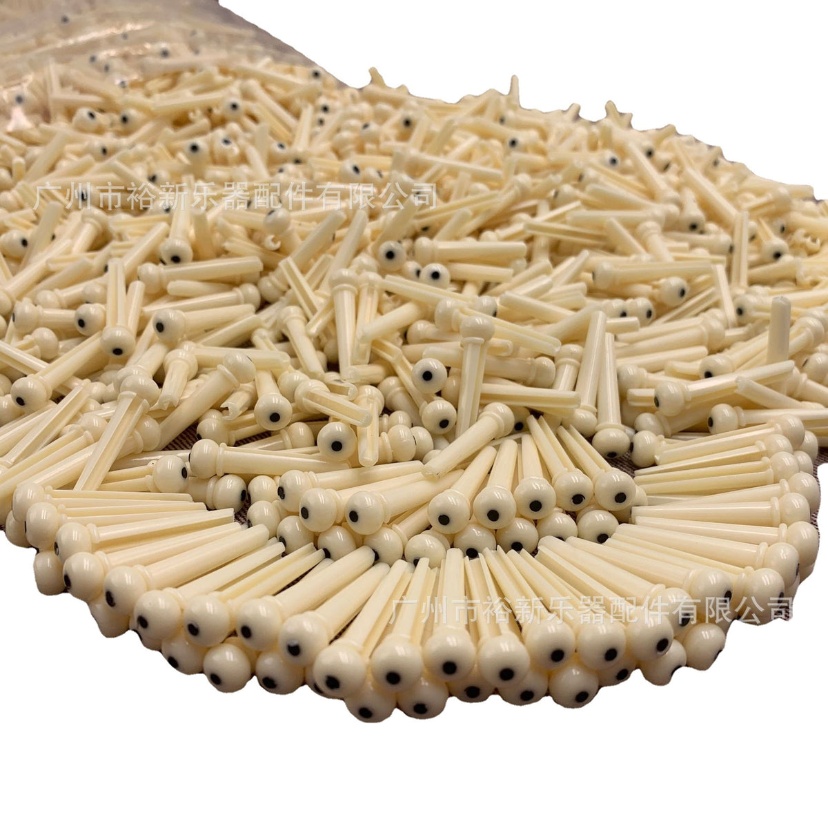 Acoustic Guitar Bridge Pins, Ivory White