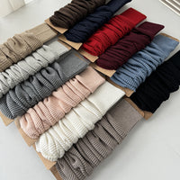 Korean Style Ins White Cashmere Leg Warmers Ankle Socks for Autumn Winter