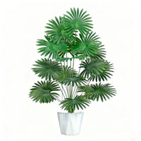 Artificial Fan Palm Plant for Outdoor Garden & Home Decor