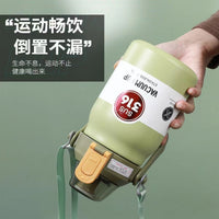 316 Stainless Steel Insulated Water Bottle with Handle, Large Capacity Portable for Sports & Travel
