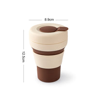 Portable Food-Grade Silicone Folding Cup for Travel and Camping