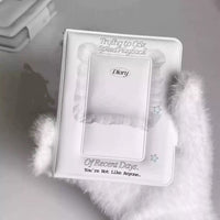 Winter Snowflake Matte Photo Card Holder Album for 3-inch Instax Photos and Idol Photocards