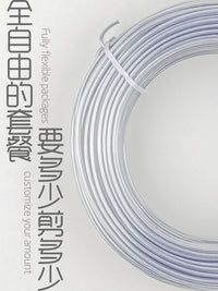 Rubber Coated Aluminum Wire for DIY Crafts, Doll Skeletons, and Floral Arrangements