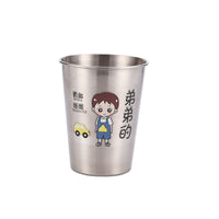 304 Stainless Steel Cartoon Family Toothbrushing Cups for Home