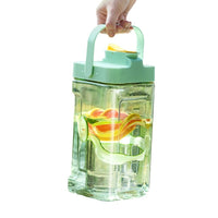 Refrigerator Cold Water Pitcher with Faucet, Large Capacity Beverage Dispenser for Home, High Temperature Resistant Juice Kettle