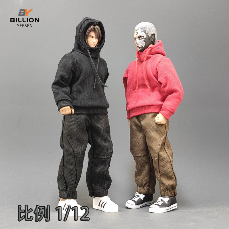1/12 Scale Hoodie for 6-inch Action Figures