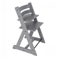 Adjustable Solid Wood High Chair for Babies and Toddlers, Convertible Feeding and Learning Seat