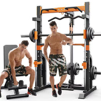 K8 Commercial Squat Rack Multi-functional Home Gym System with Smith Machine and Weight Bench
