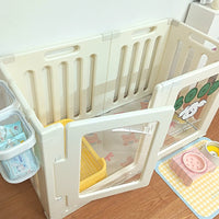 Acrylic Pet Playpen for Small Dogs Indoor Puppy Crate Transparent Dog Fence