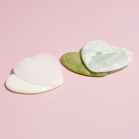 Heart-Shaped Jade Gua Sha Board for Facial Massage