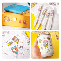 1000 Designs Guka Stickers for Kids, DIY Long Strip & Small Round Stickers for Elementary School Students, Children's Decorations