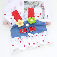 Pet Dog Cat Harness Dress with Leash for Small to Medium Breeds