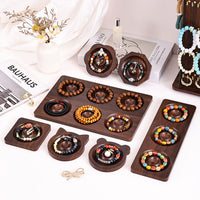 Wooden Bracelet Display Stand for Jewelry and Crafts