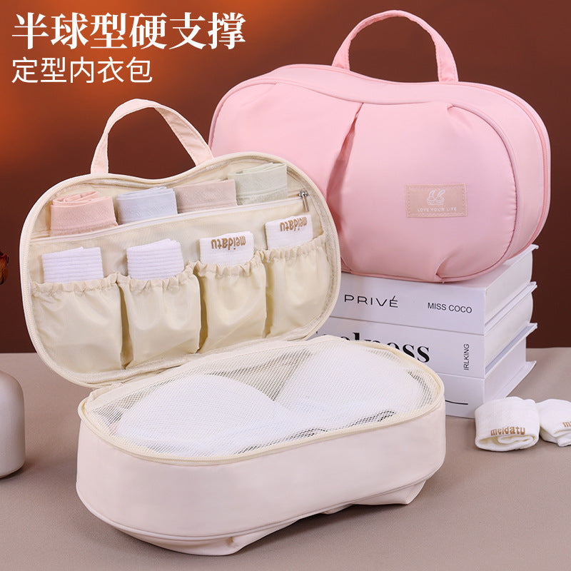 Travel Underwear Organizer Bag with Deform-Protection for Bras, Underpants, and Socks