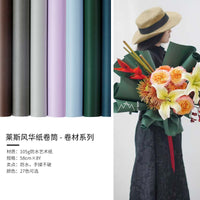 Solid Color Waterproof Floral Wrapping Paper for DIY Bouquets