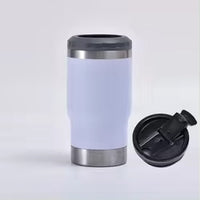 14oz Stainless Steel Insulated Beer Mug with Bottle Opener, Large Capacity Portable Cooler for Outdoor Camping