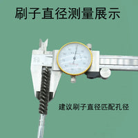 Stainless Steel Wire Tube Brush for Inner Hole Cleaning, Deburring, Polishing, and Rust Removal