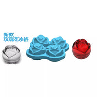 Food-Grade Silicone Ice Cube Tray Set - Honeycomb, Square, and Round Molds