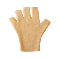 Thermal Half-Finger Gloves for Women and Men, De Velvet Wool Silk Touchscreen, Fingerless for Students, Office, Typing