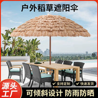 Outdoor Artificial Thatch Umbrella for Patio Beach