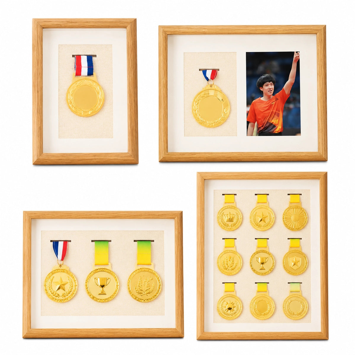 3D Shadow Box Medal Display Frame for Marathon and Sports Achievements