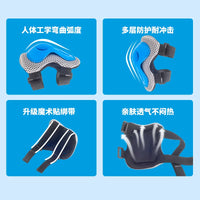 Kids' Protective Gear Set for Cycling, Skating, and Scootering - Helmet, Knee, and Elbow Pads