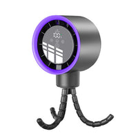 Portable Stroller Fan with Auto-Oscillation and Flexible Tripod for Babies