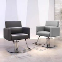 Professional Hydraulic Reclining Barber Chair with Headrest for Salon and Spa