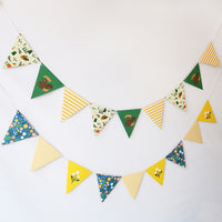 Small Triangle Paper Flags for Kindergarten Festival Decoration Outdoor Children's Party Bunting Banner